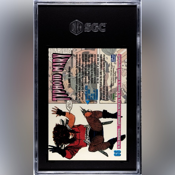 Graded! Skybox 1993 Marvel Masterpieces Trading Card - Typhoid Mary - Picture 2 of 2